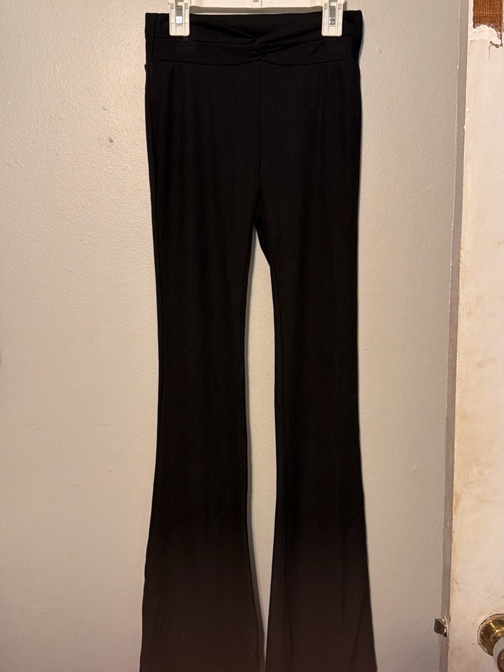 Women’s Black Stretch Yoga Flare Pants